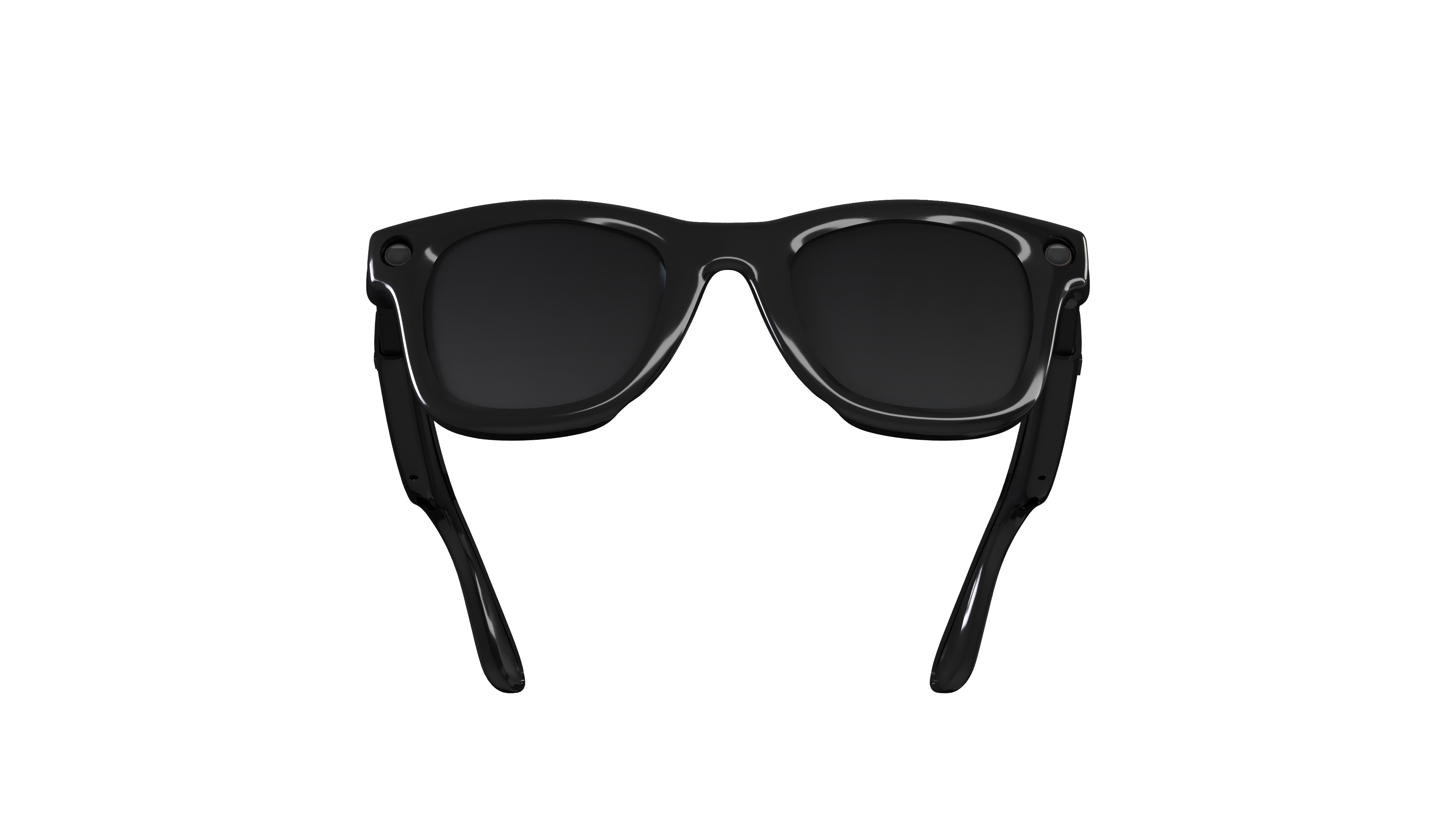 ONTOP Black cover per Ray-Ban Meta Wayfarer — vista frontale