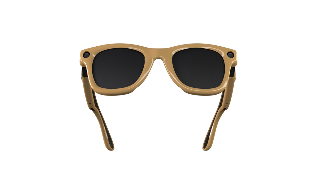 ONTOP Beige cover per Ray-Ban Meta Wayfarer — vista frontale