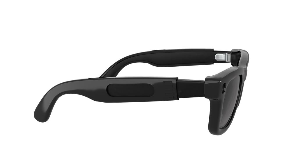 ONTOP Black cover per Ray-Ban Meta Wayfarer — dettaglio laterale