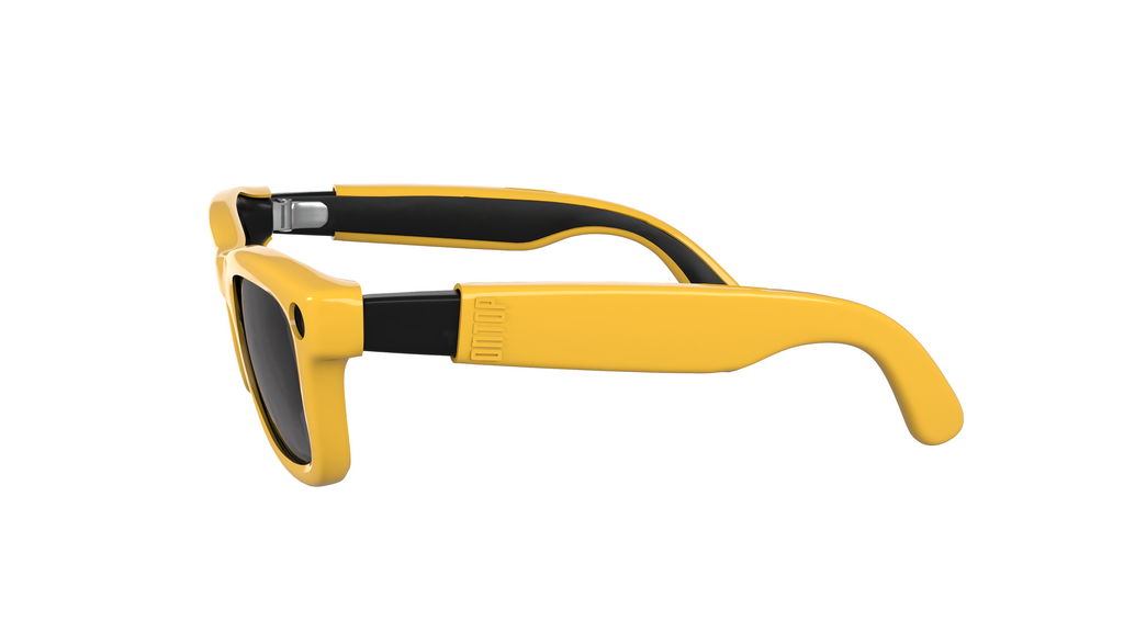 ONTOP Yellow indossato su Ray-Ban Meta Wayfarer