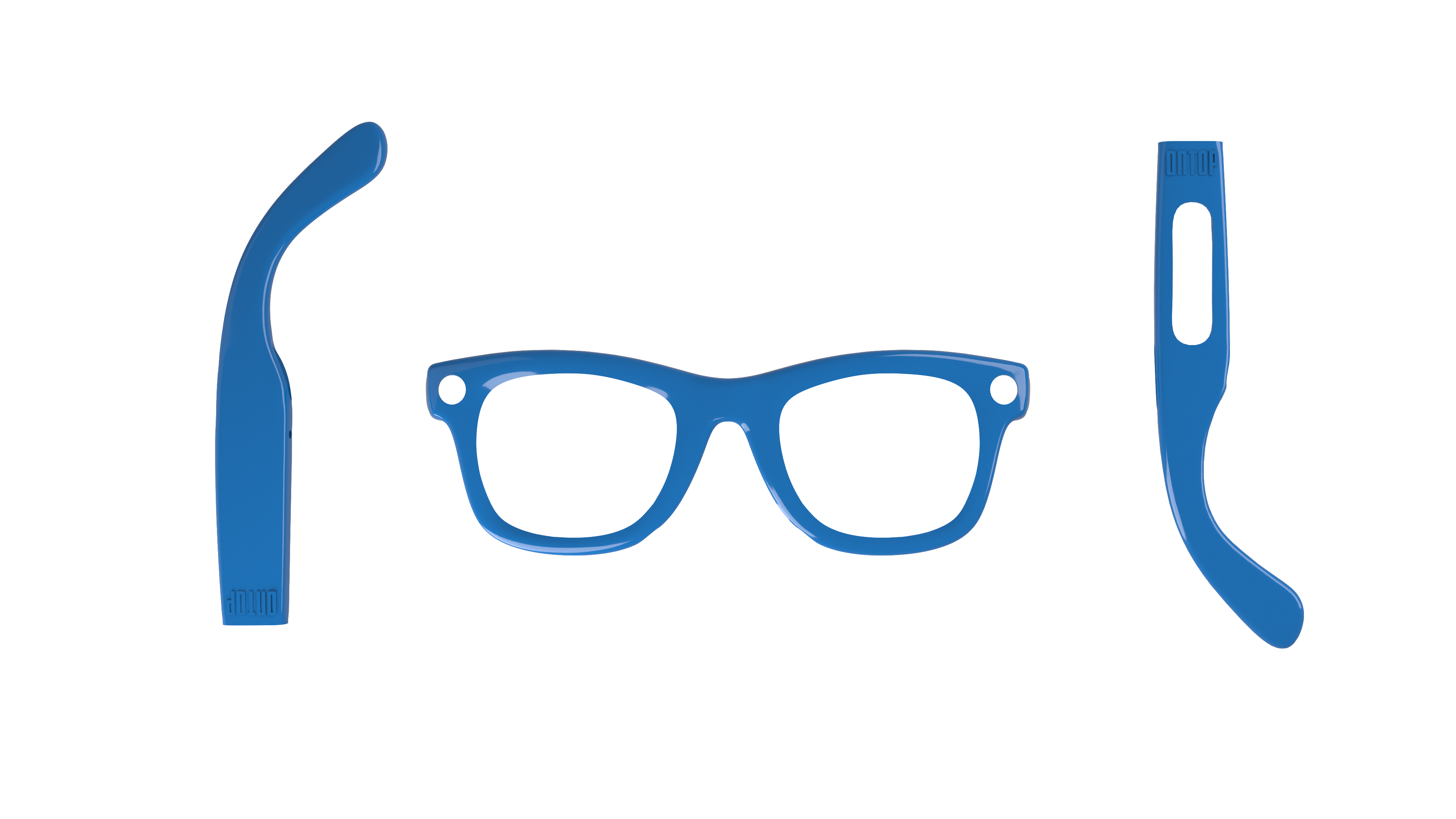 ONTOP Blue — componenti della cover in policarbonato