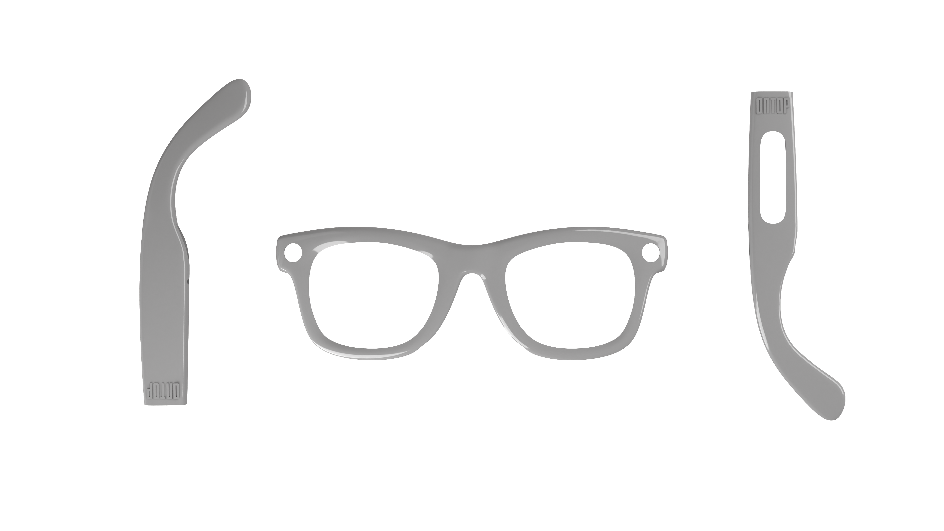 ONTOP Grey — componenti della cover in policarbonato