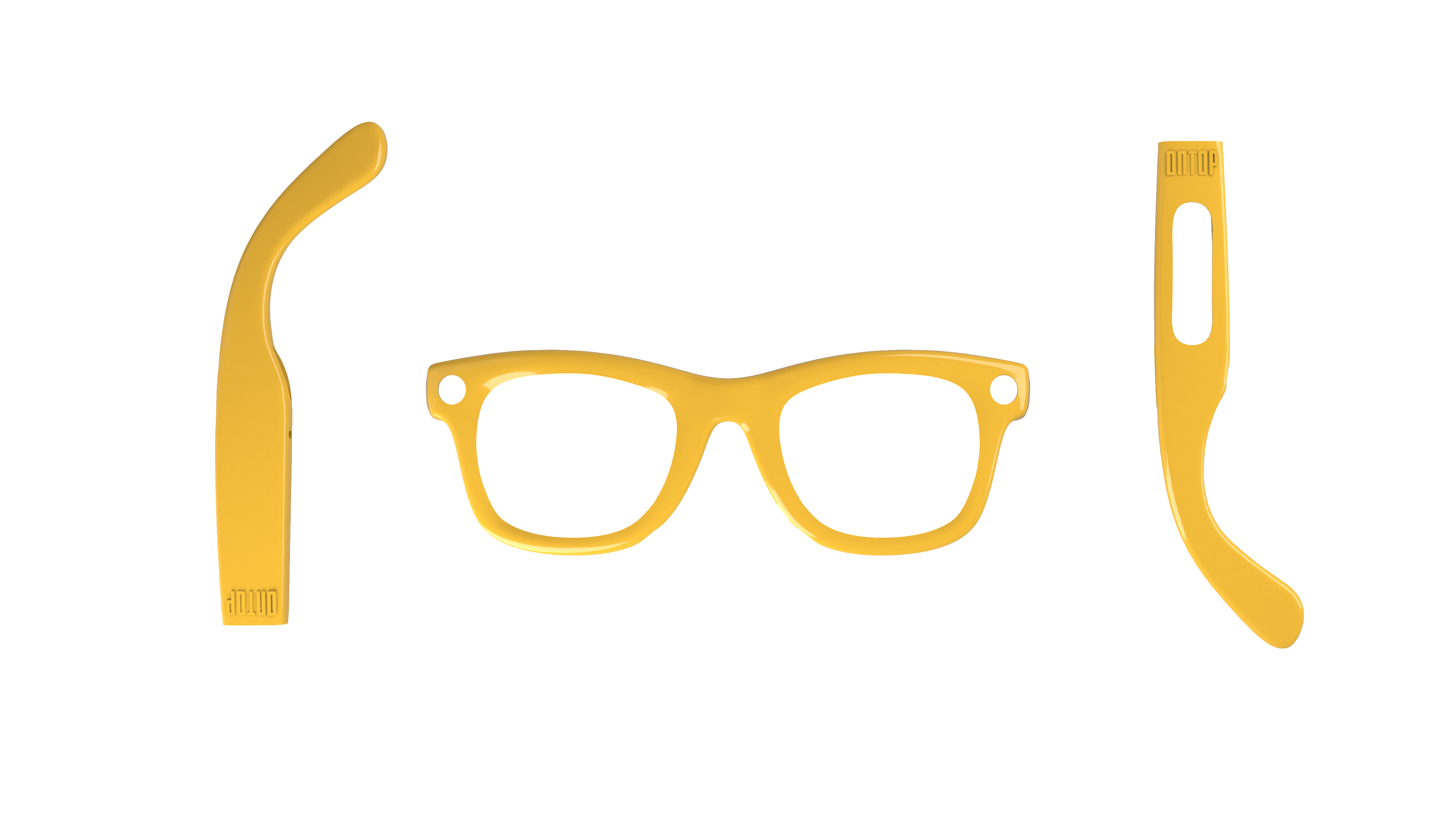 ONTOP Yellow — componenti della cover in policarbonato
