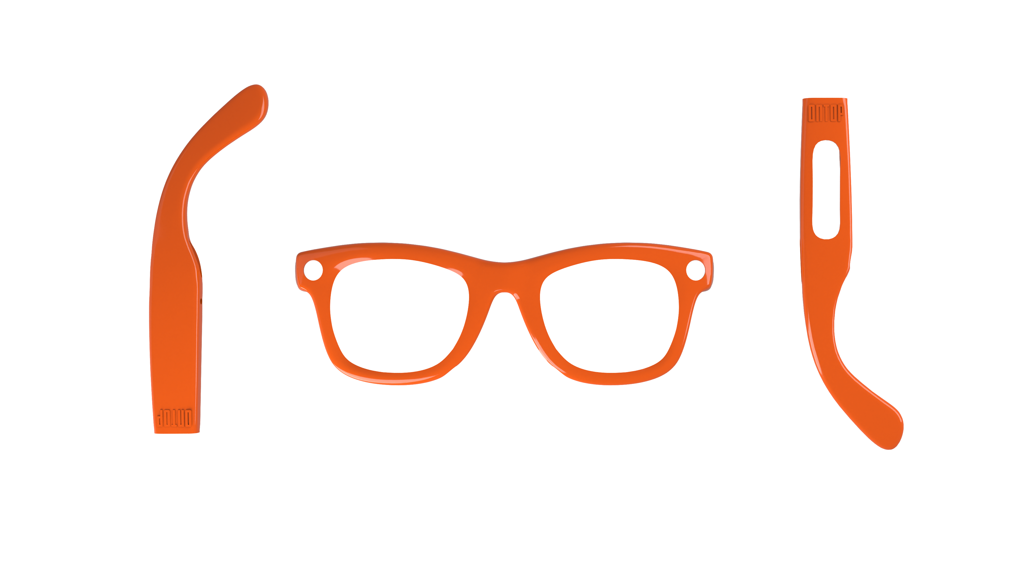 ONTOP Orange — componenti della cover in policarbonato